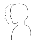 vetor ilustração de rotação de cabeça