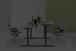 Mesa para escritório SlikDesk Selectia Mesa com regulagem de altura automatizada